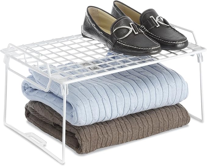 Whitmor Wire Grid Stacking Utility Shelf (Pack of 6)
